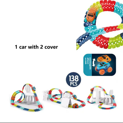 Schwerkraft Auto – 138-teiliges Lern- & Spielset