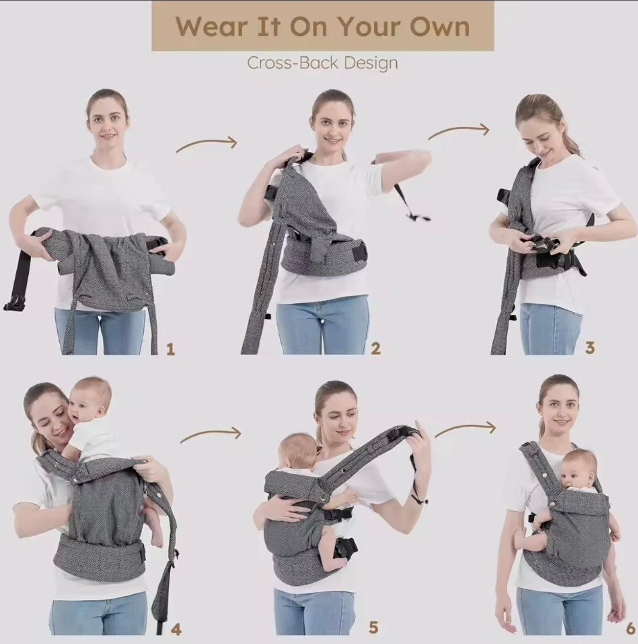 Ergonomische Babytrage – Nähe, die man spürt